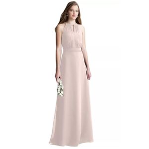 Chiffon Keyhole Halter Dress Bill Levkoff  1404